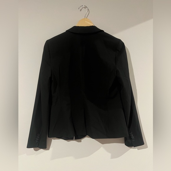 ANN TAYLOR Black Blazer - Size 8 - Picture 2 of 6